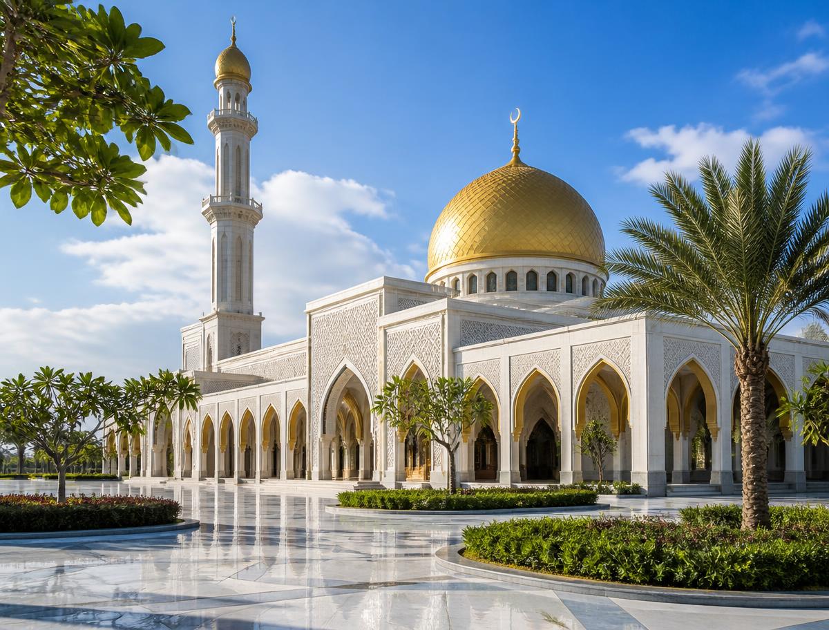 Ruang dalam Masjid Daerah Putatan